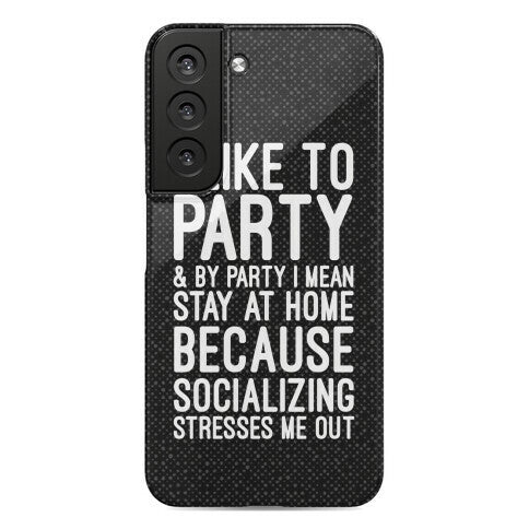 Socializing Stresses Me Out Phone Case